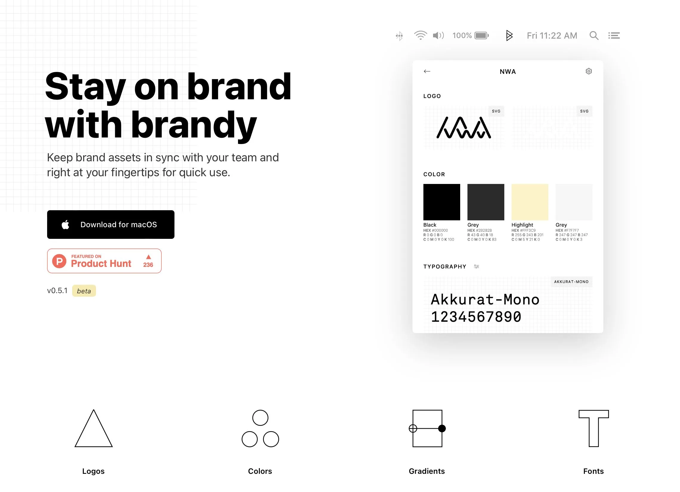 Brandy: Amazing storage of your Brand Assets.